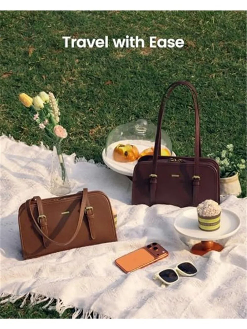 LOVEVOOK Burgundy Shoulder Bag for Women Vintage Y2K Mini Handbag Purse